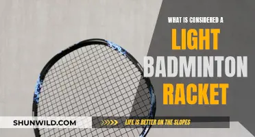 Lightweight Rackets: Badminton's Secret Weapon