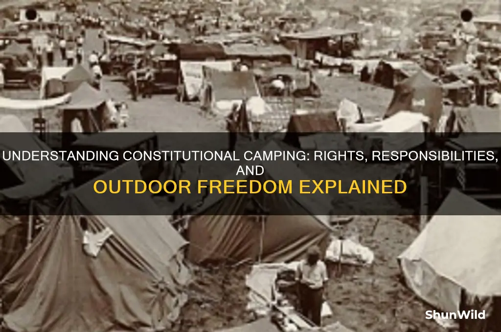 what is constitutional camping