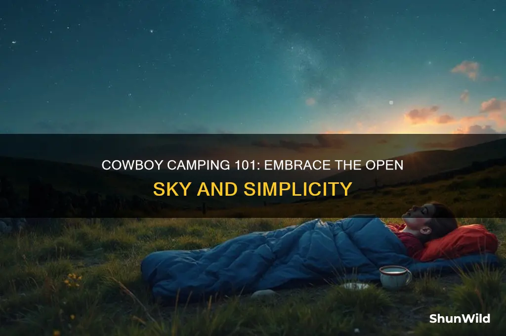 what is cowboy camping