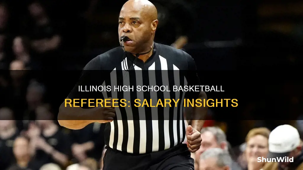 what is current high school basketball referee rate in illinois