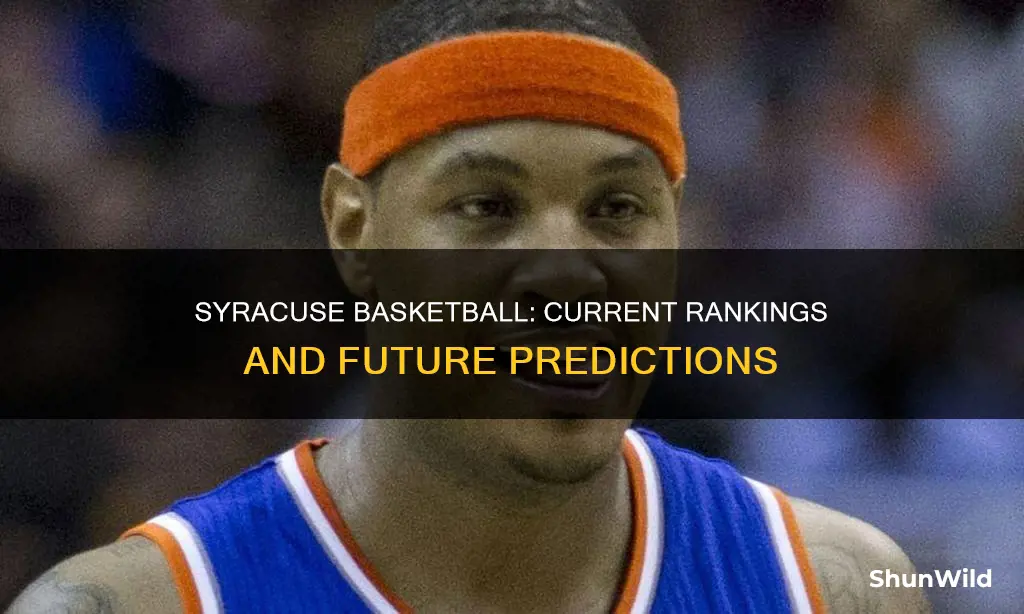 what is cuse basketball ranked