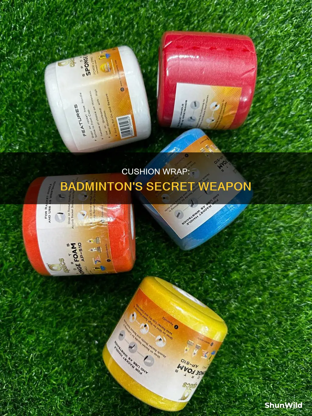 what is cushion wrap for badminton
