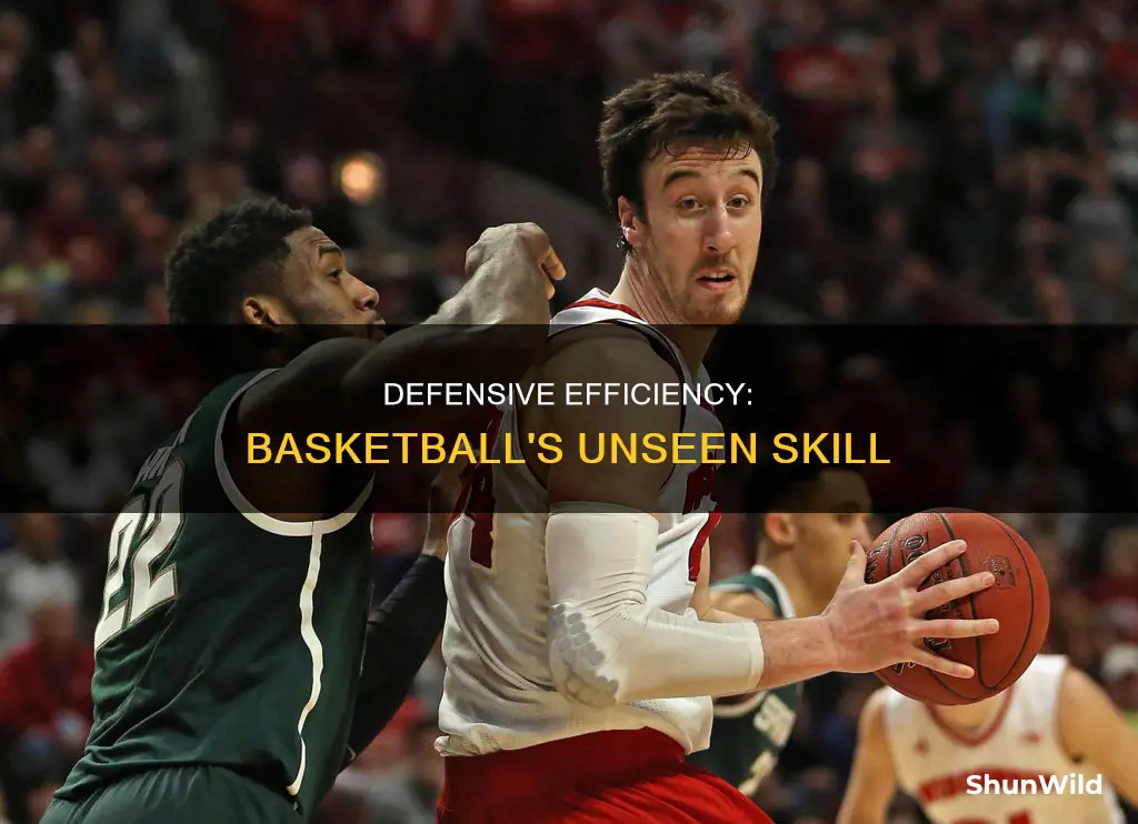 what is defensive efficiency in basketball