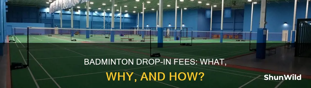 what is drop in fees in badminton