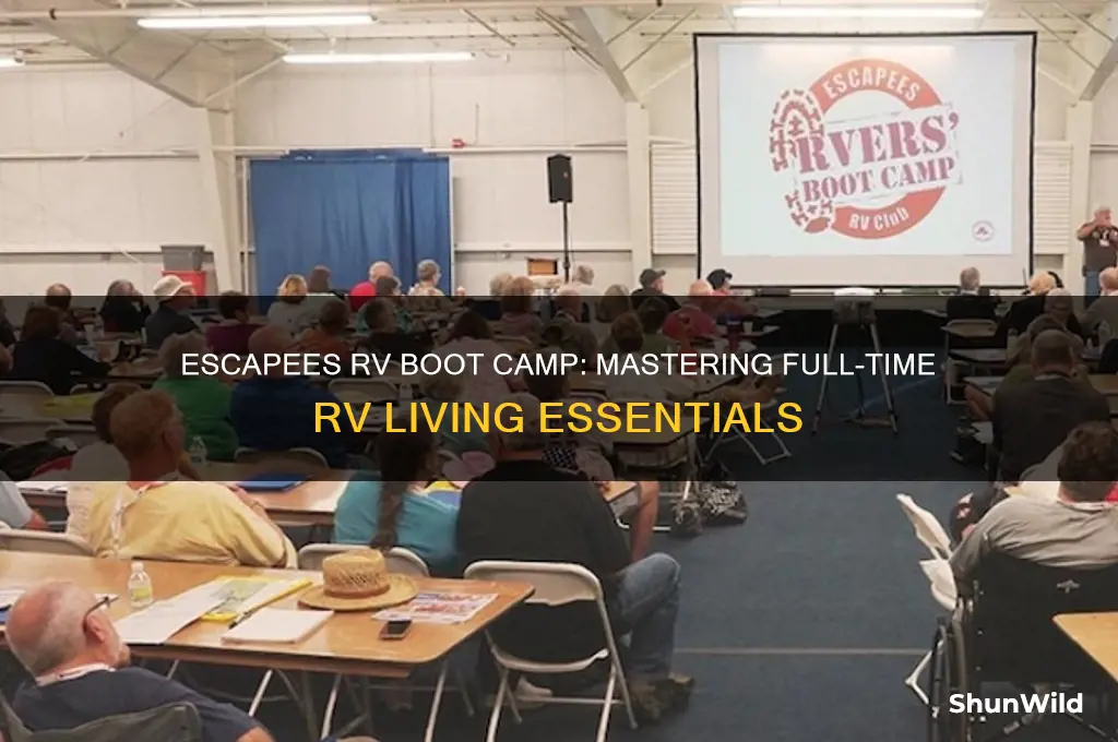 what is escapees rv boot camp