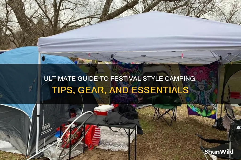 what is festival style camping