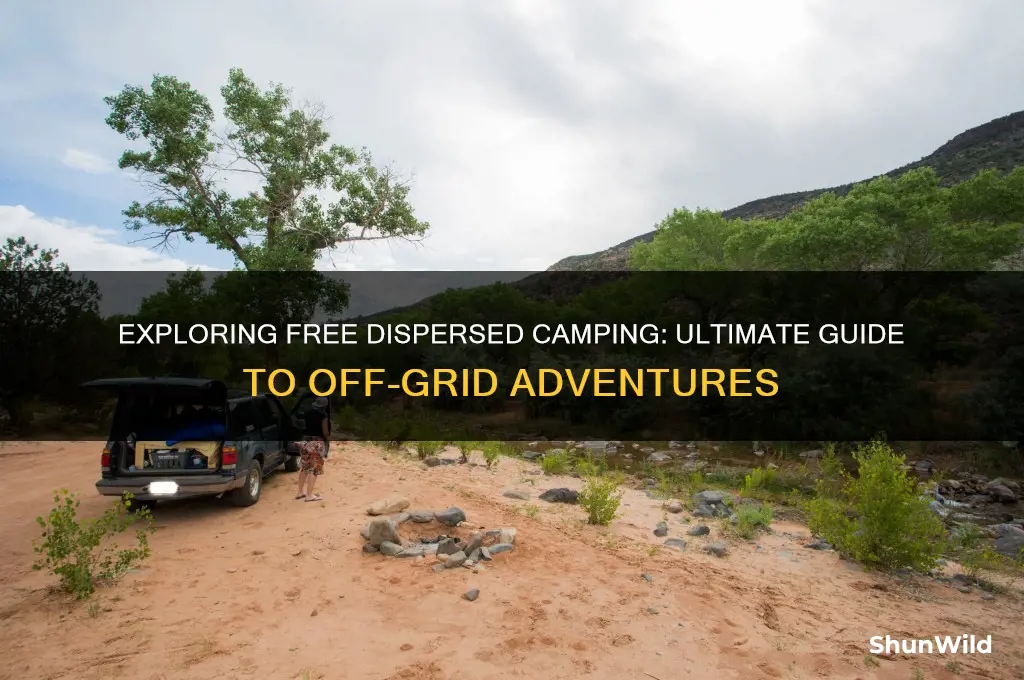 what is free dispersed camping