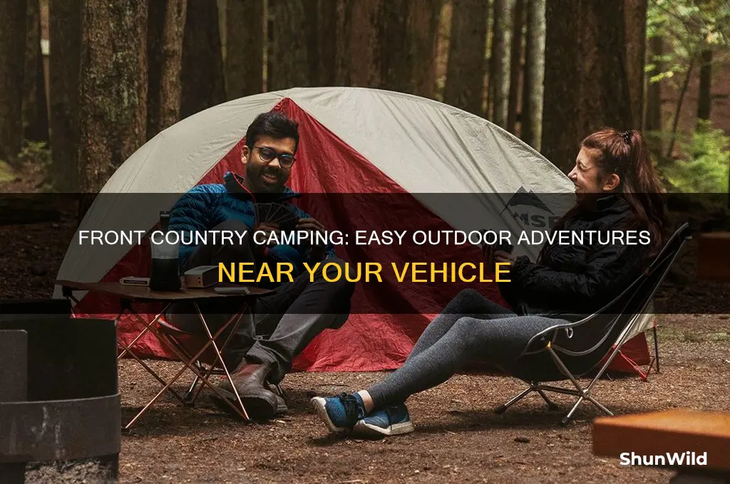 what is front country camping