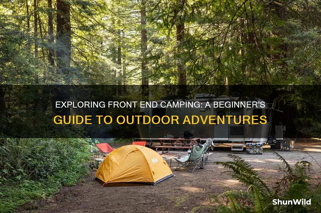 what is front end camping