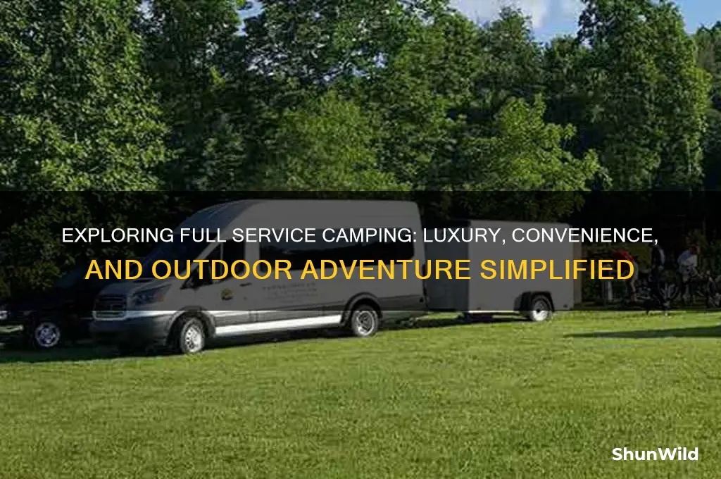 what is full service camping