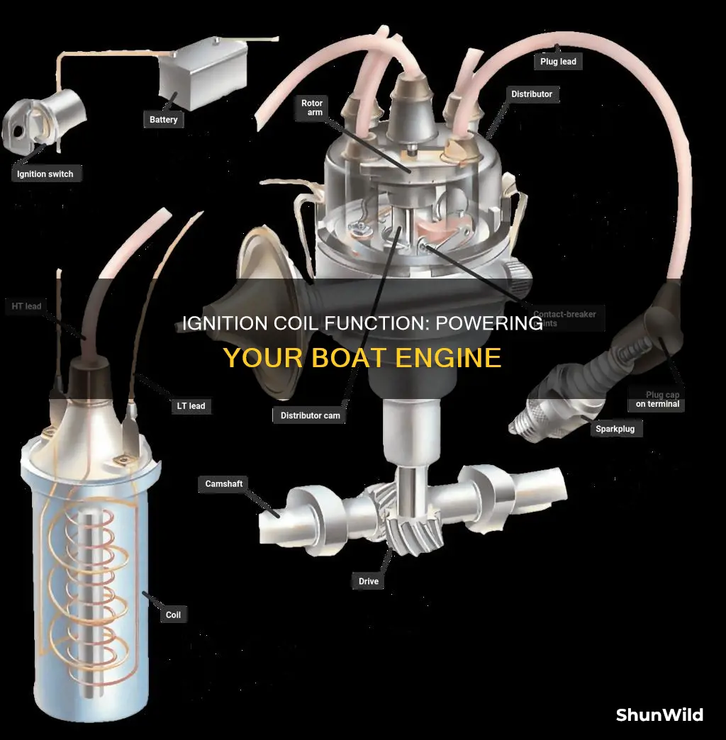 what is function ignition coil in boat engine