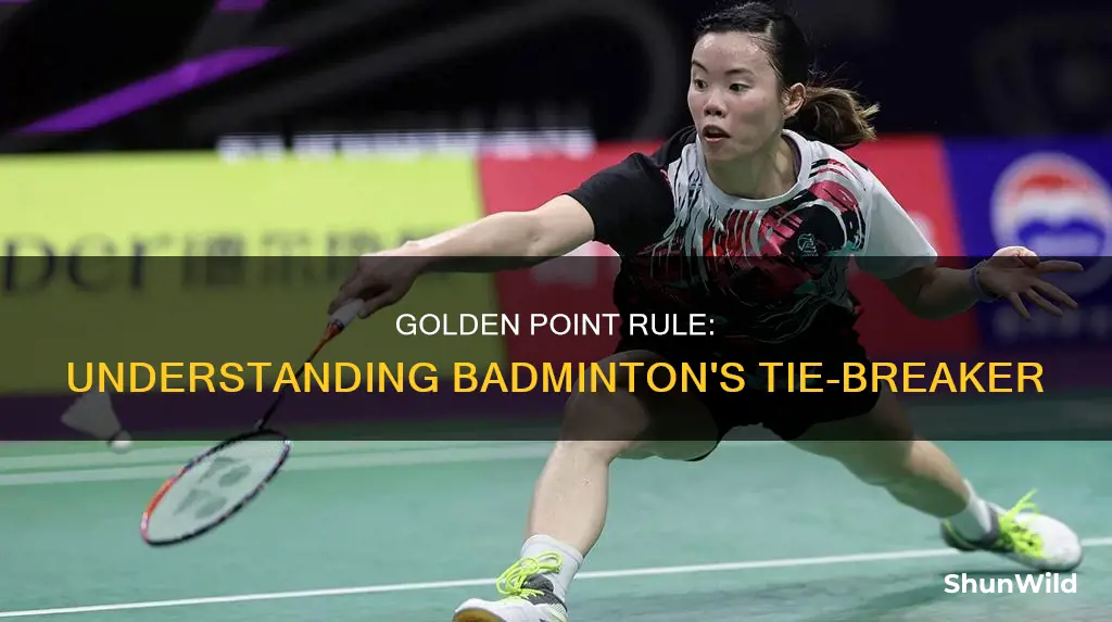 what is golden point in badminton