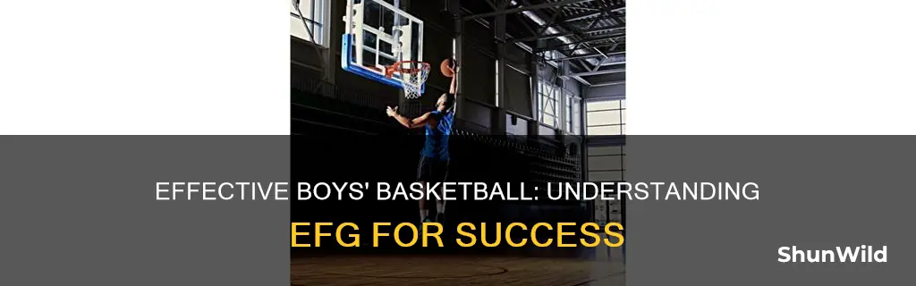 what is good efg for boys high school basketball