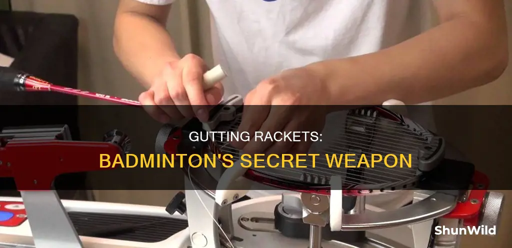 what is gutting in badminton