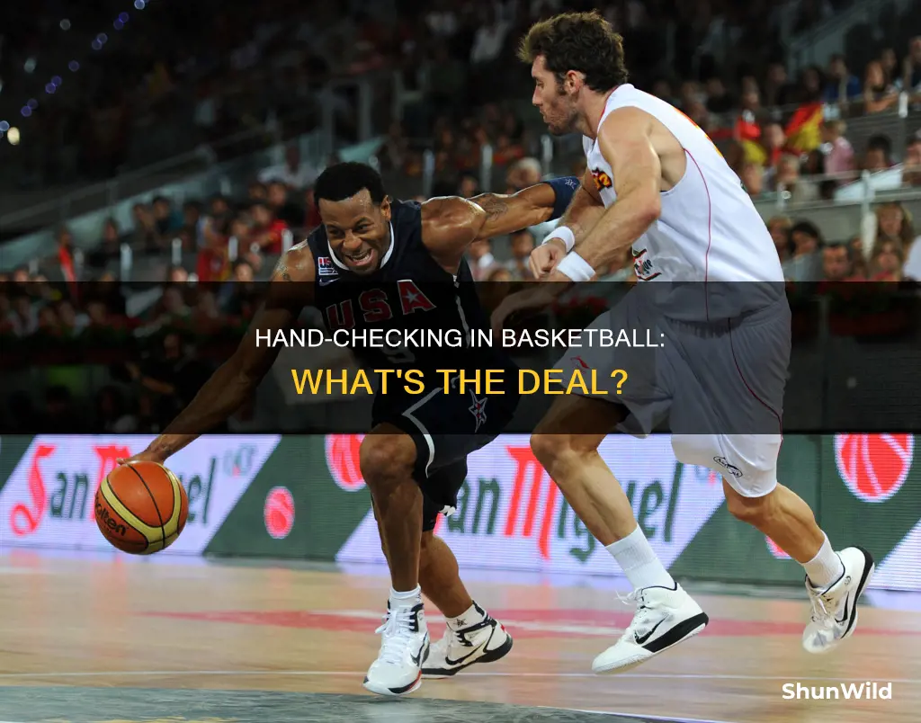 what is hand checking in basketball
