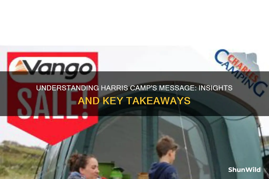 what is harris camp saying
