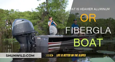 Aluminum vs. Fiberglass Boats: Which is Heavier?