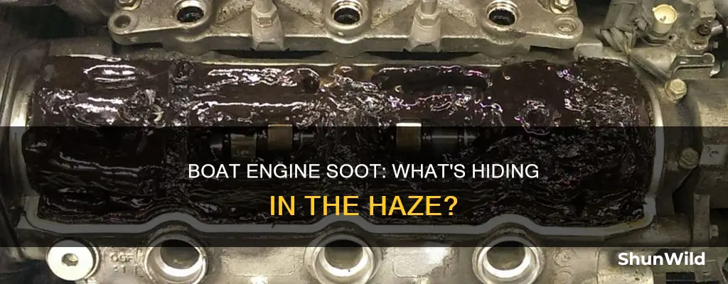 what is in the soot from my boat engine