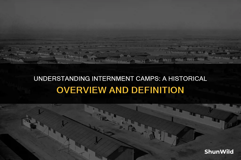 what is internment camps definition