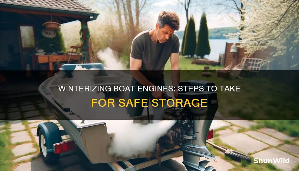 what is involved with winterizing a boat engine