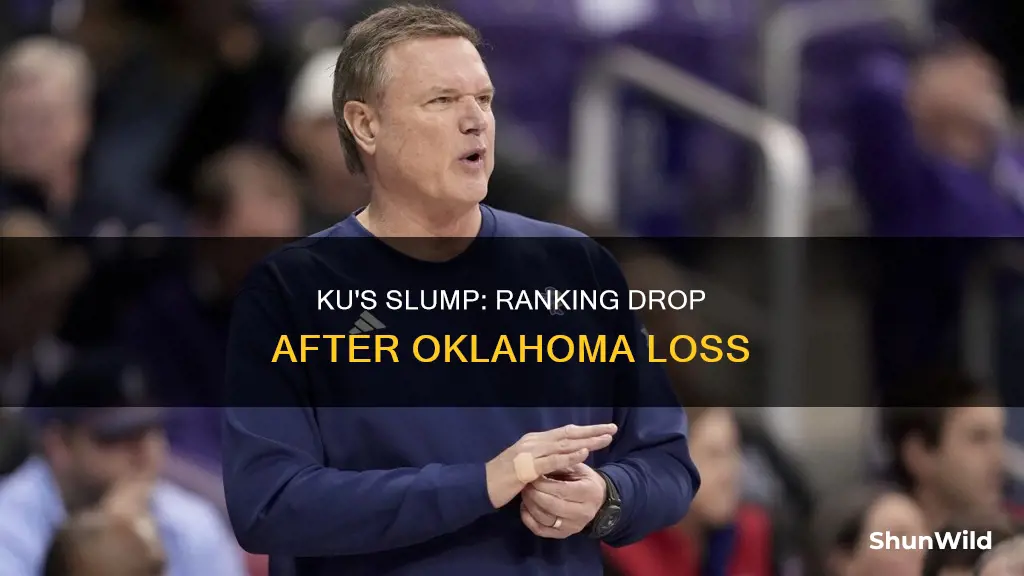 what is ku basketball ranking after the oklahoma loss