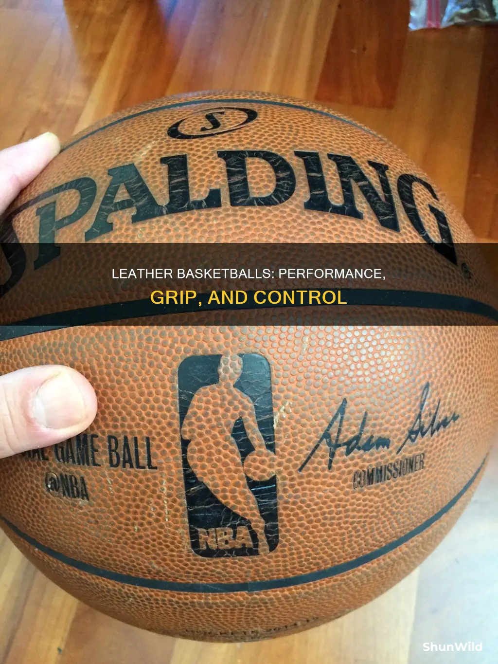 what is leather used for a basketball