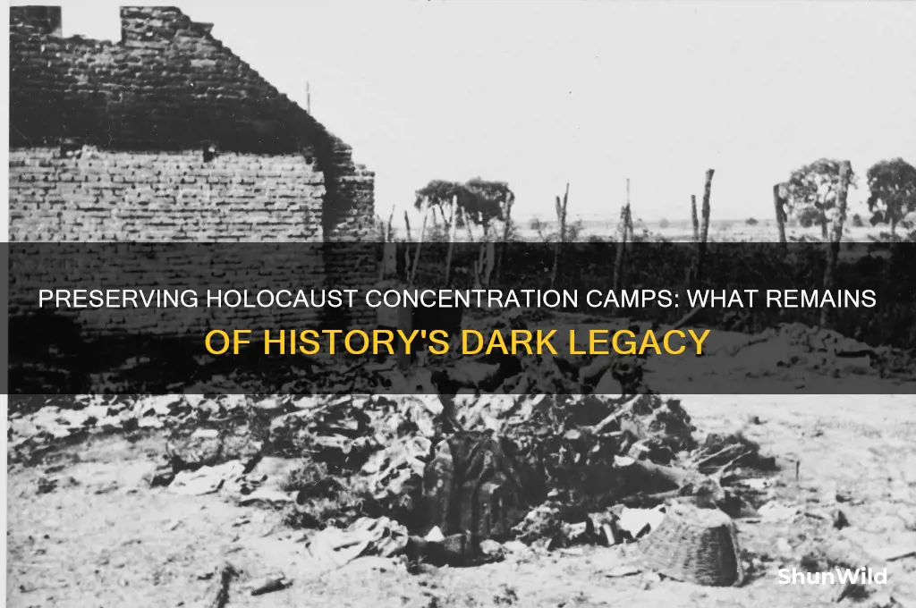 what is left of holocaust concentration camps