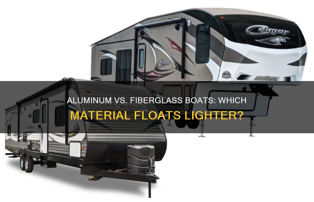 what is lighter aluminum or fiberglass boat