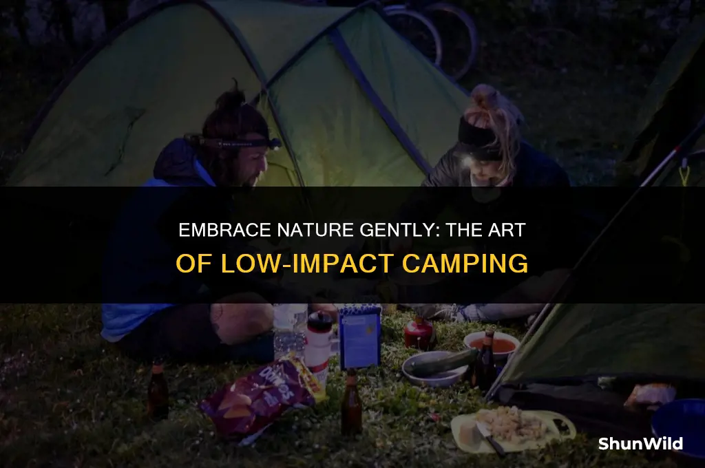what is low impact camping