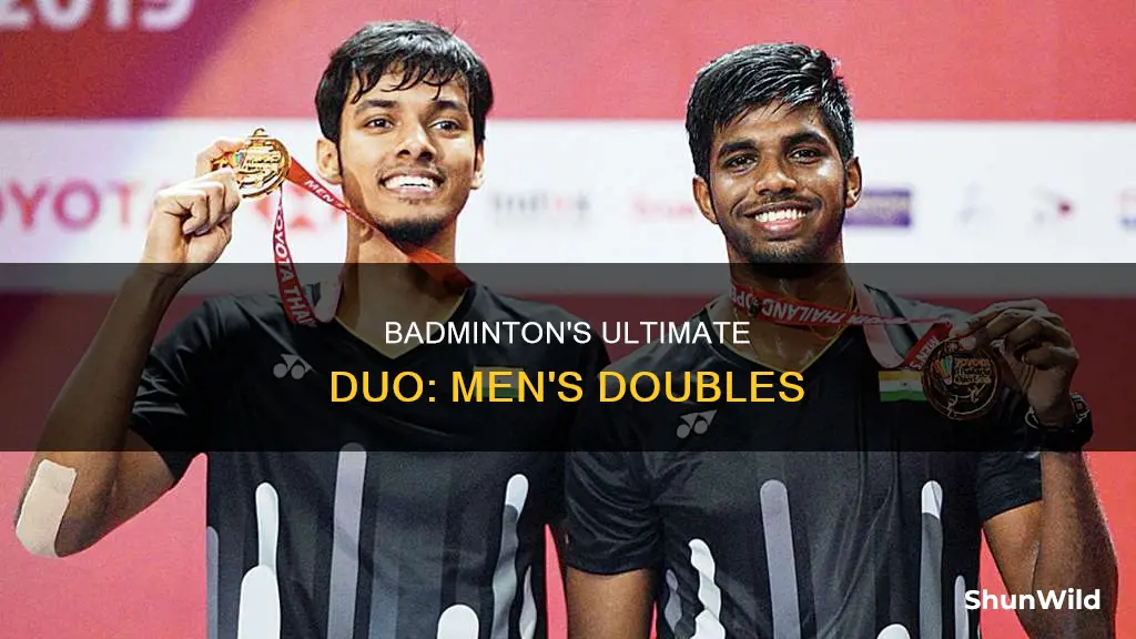 what is man and man team up in badminton