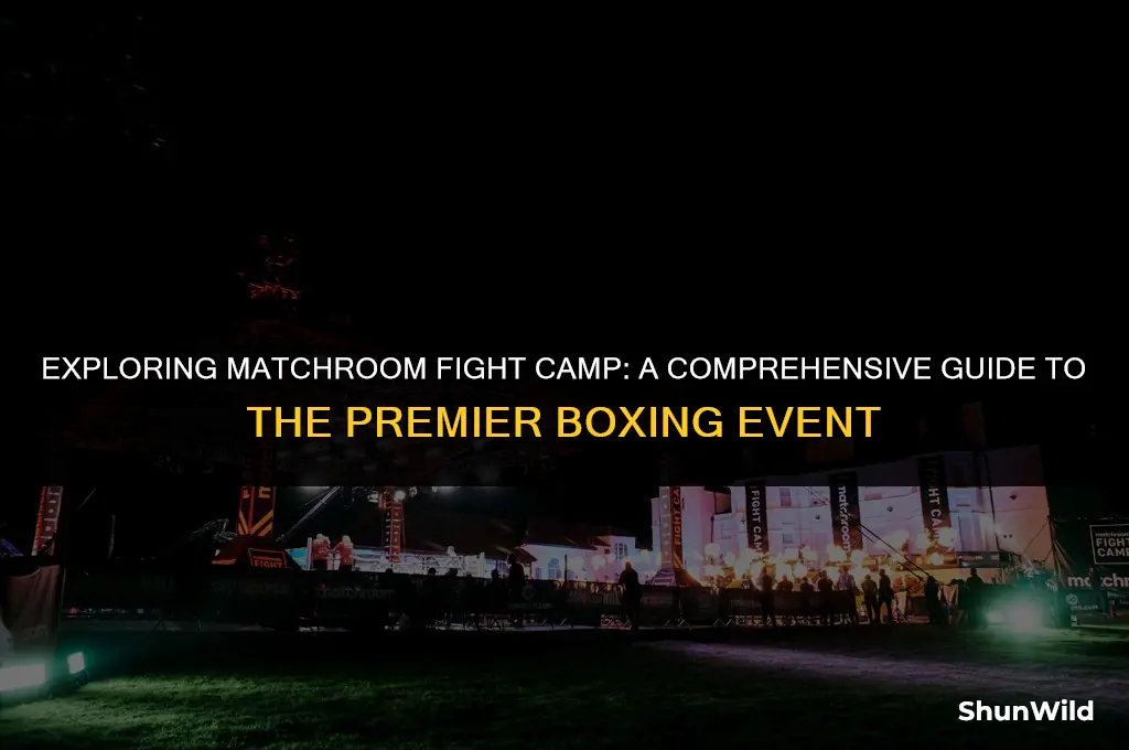 what is matchroom fight camp