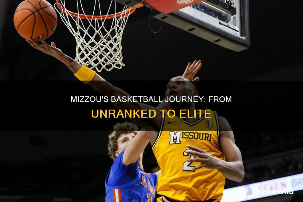 what is mizzou ranked in basketball