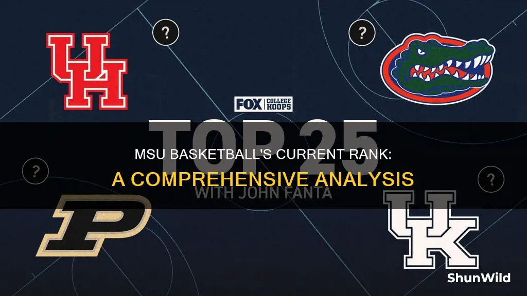 what is msu basketball ranked