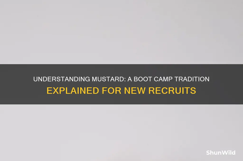 what is mustard in boot camp