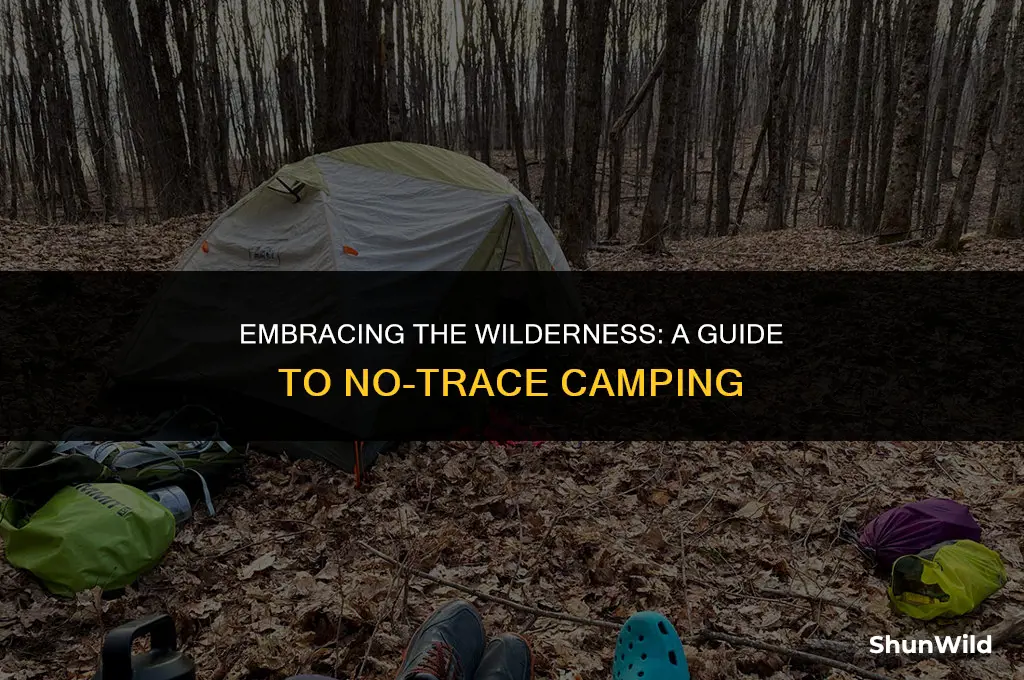 what is no trace camping