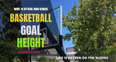 The Standard Height for Basketball Hoops at High School