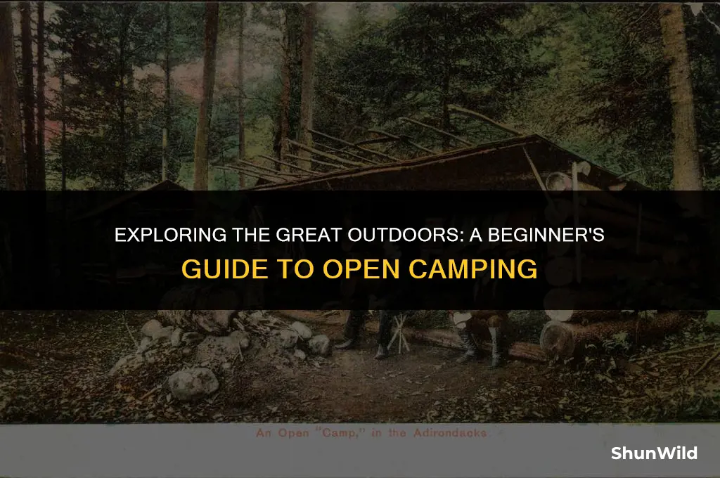 what is open camping