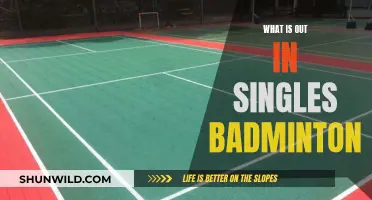 Singles Badminton: Understanding the Out Concept