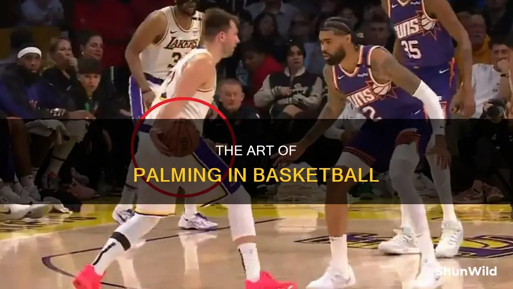 what is palming in basketball