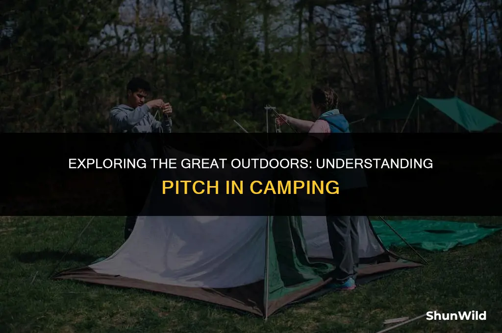 what is pitch in camping