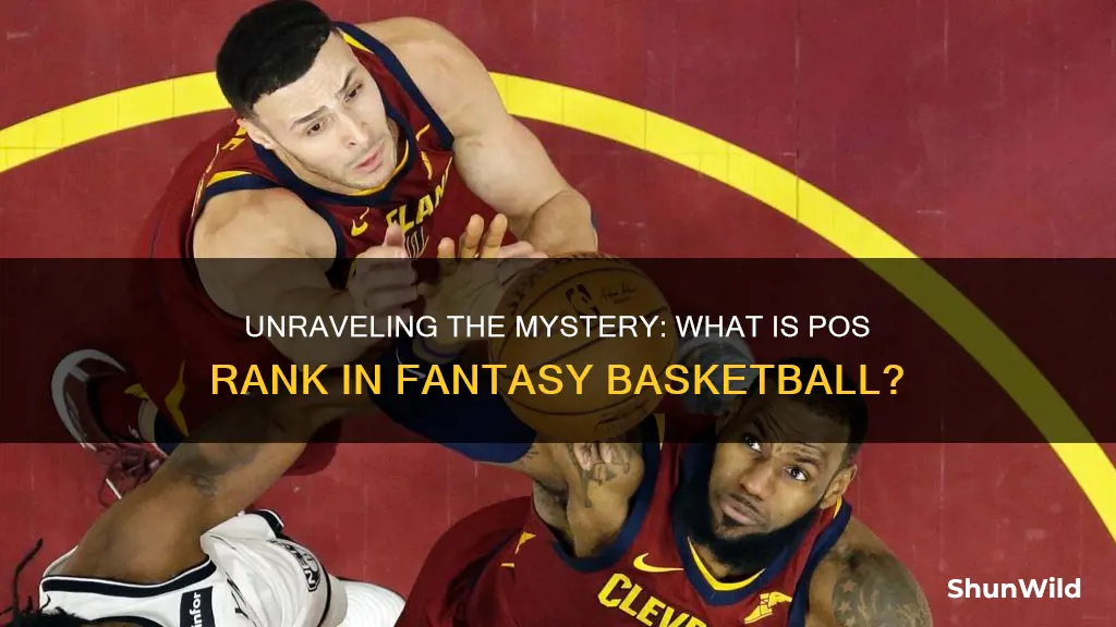 what is pos rank fantasy basketball