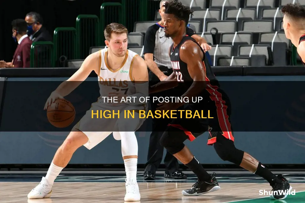 what is post up high in basketball