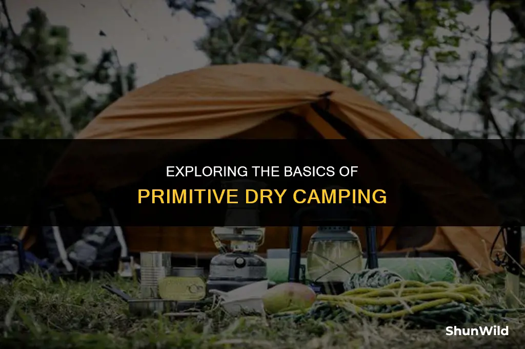 what is primitive dry camping