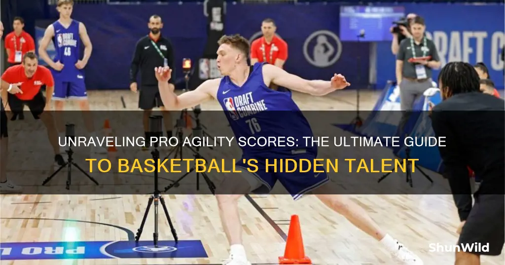 what is pro agility scores in basketball