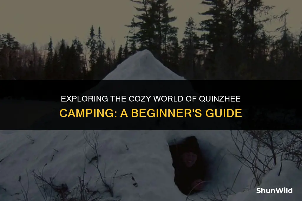 what is quinzhee camping