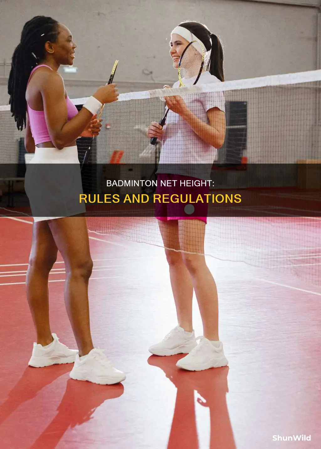 what is regulation height for badminton net