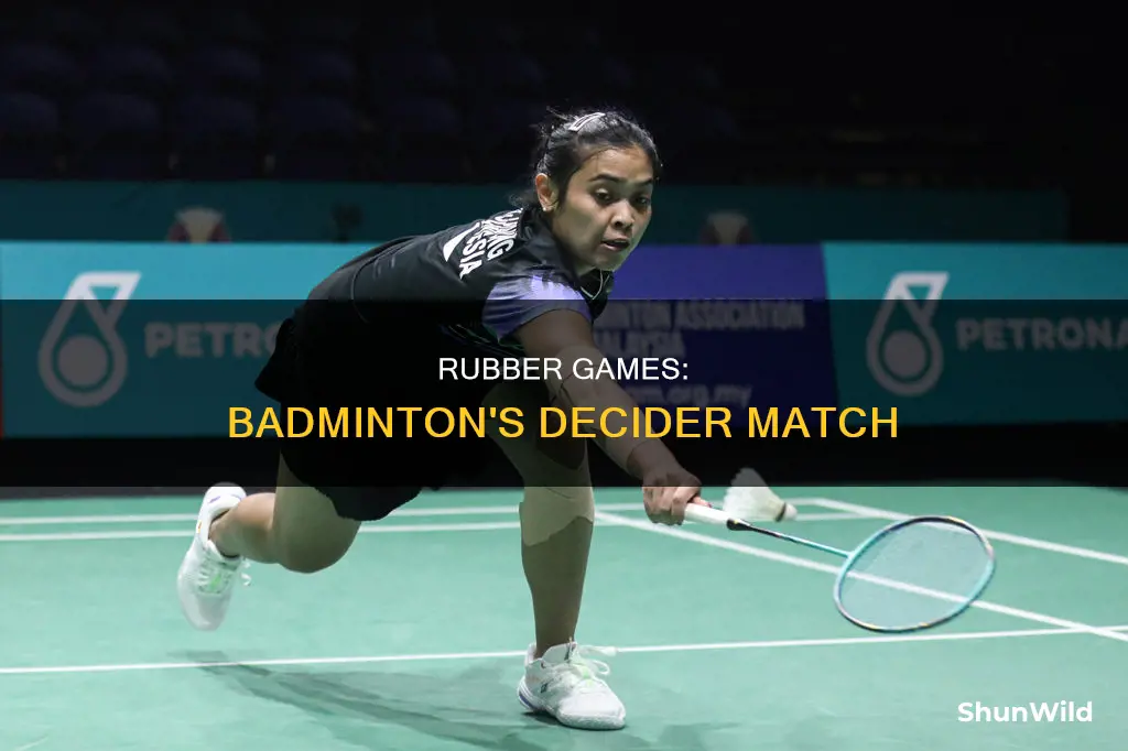 what is rubber game in badminton