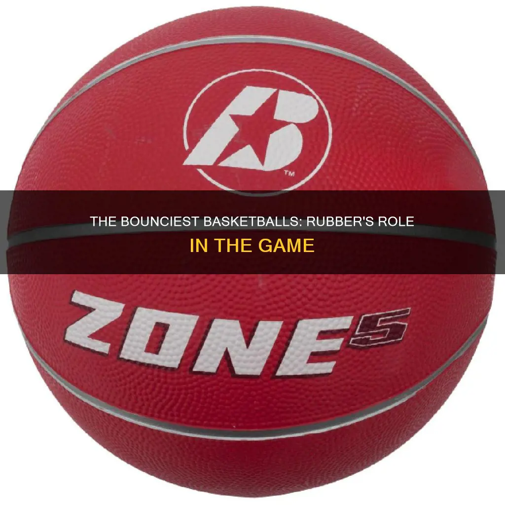 what is rubber used for a basketball