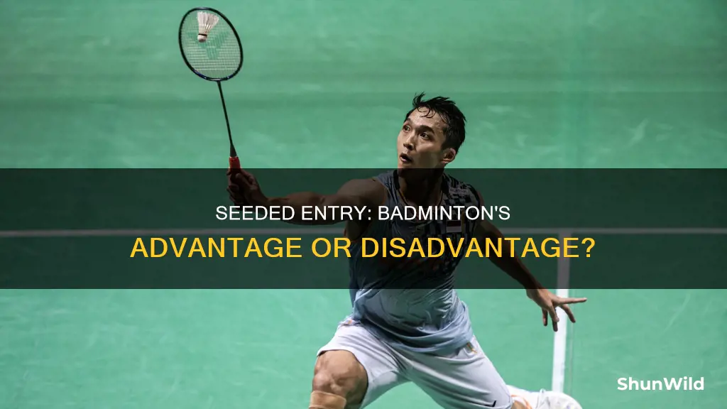 what is seeded entry in badminton