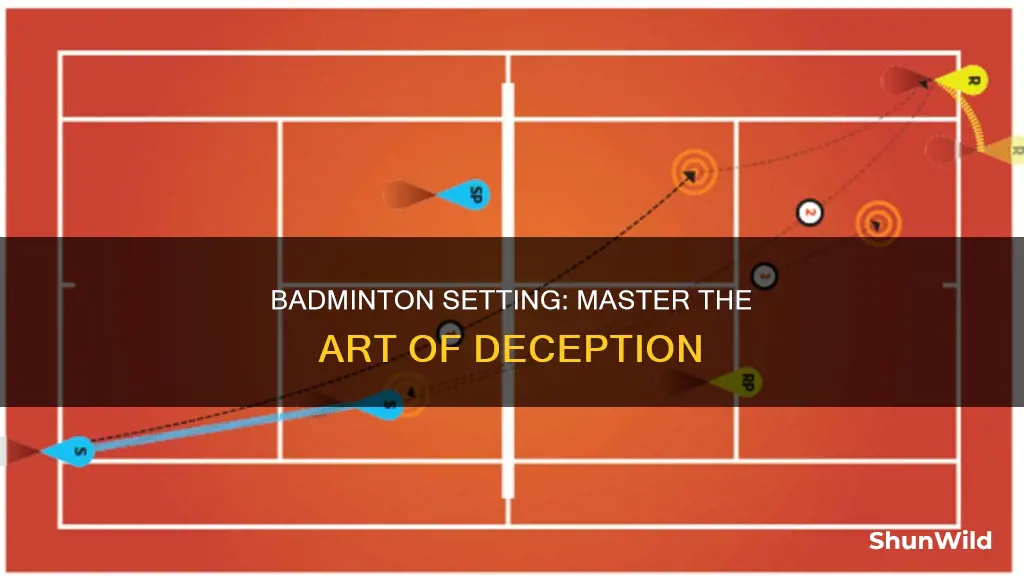 what is setting in badminton
